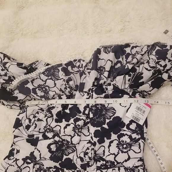 Chelsea28 summer off the shoulder ruffle maxi floral dress size 4 - Picture 13 of 16